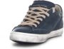 Philippe Model Vintage Indigo Leren Prsx Sneakers Grijs Heren - Thumbnail 4