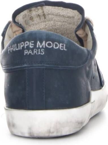 Philippe Model Prsx Leren Sneakers Blauw Heren