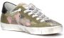 Philippe Model Sneakers Paris X With Green And Pink Camouflage Groen Dames - Thumbnail 4