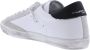 Philippe Model Witte leren sneakers met contrasterende hiel White Heren - Thumbnail 2