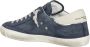 Philippe Model Blauwe Leren Sneakers met Contrasterende Details Blue Heren - Thumbnail 4