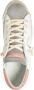 Philippe Model Coole Leren Sneakers Antraciet Wit Multicolor Dames - Thumbnail 2