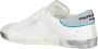 Philippe Model Leren Vetersluiting Sneakers White Heren - Thumbnail 4