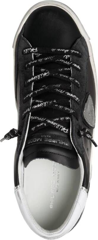 Philippe Model Versleten veterschoenen Zwart Dames