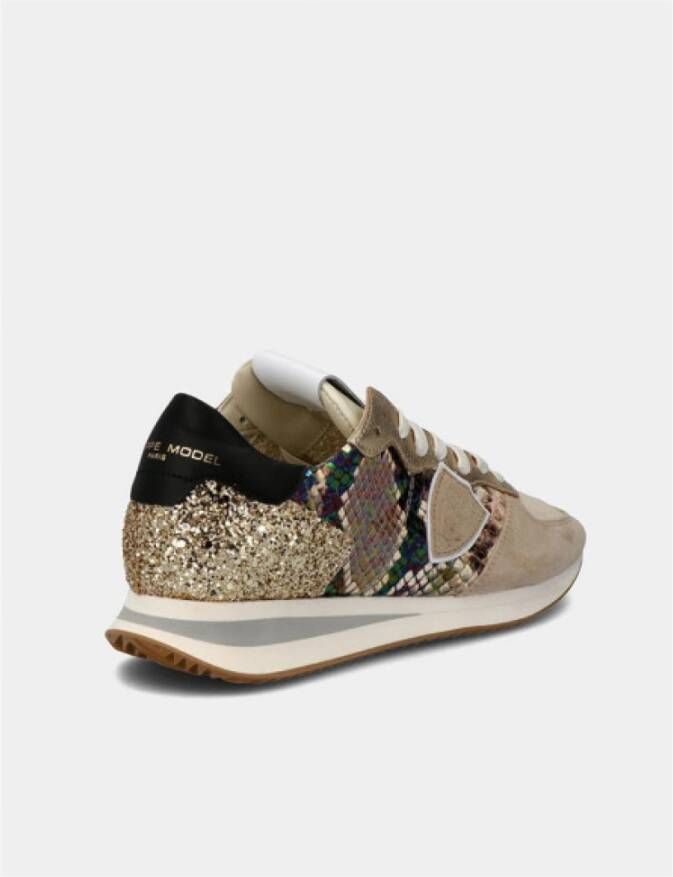 Philippe Model Python Beige Sneakers Model Tropez