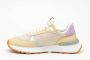 Philippe Model Roze Leren Sneakers met Paarse Details Multicolor Dames - Thumbnail 3
