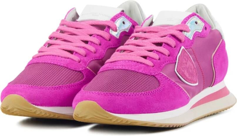 Philippe Model Roze Sneakers Pink Dames