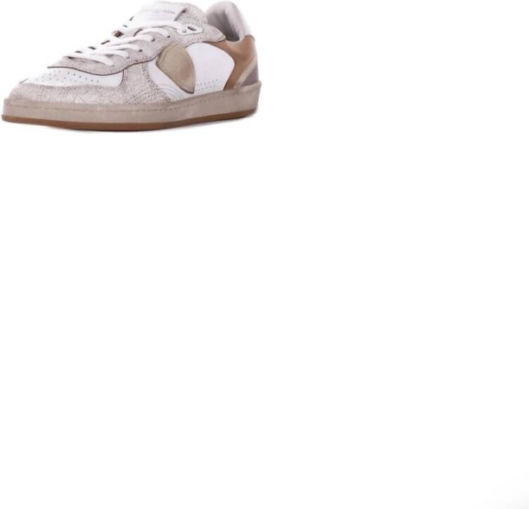 Philippe Model Sand Sneakers met Zijlogo