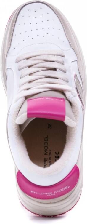 Philippe Model Lyon Low Sneakers Roze Dames