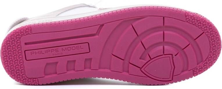 Philippe Model Lyon Low Sneakers Roze Dames