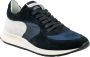 Philippe Model Blauw en grijs suède lage sneakers Blauw Heren - Thumbnail 2