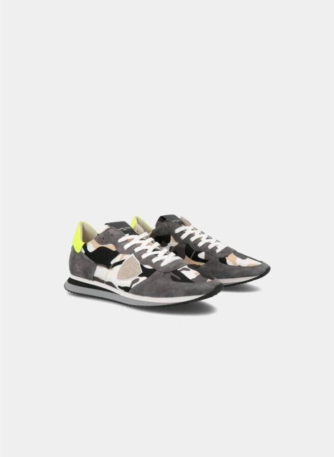 Philippe Model Sporty-Chic Sneaker Running Trpx Beige Heren