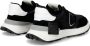 Philippe Model Zwart Wit Suede Antibes Chunky Sneakers Black Dames - Thumbnail 4