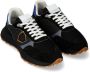 Philippe Model Sportieve Lage Sneaker in Zwart en Oranje Zwart Heren - Thumbnail 9