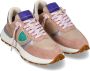 Philippe Model Roze Nylon Leren Sneakers Antibes Multicolor Dames - Thumbnail 2