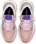 Philippe Model Roze Nylon Leren Sneakers Antibes Multicolor Dames - Thumbnail 4