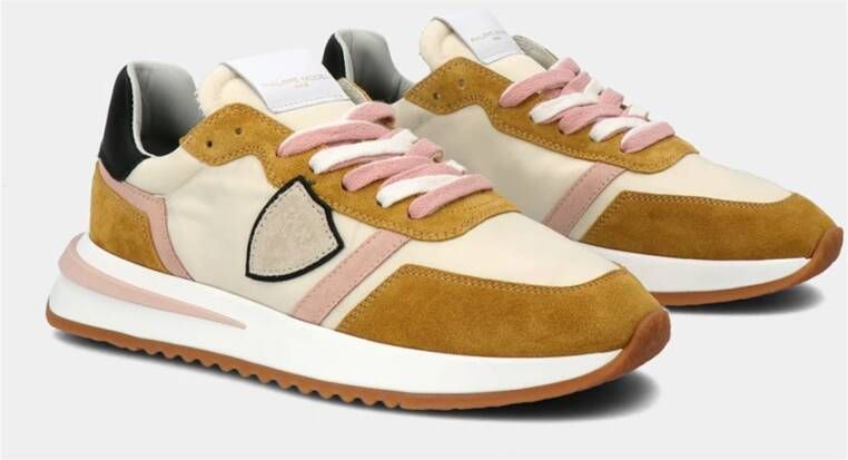 Philippe Model Tropez 2.1 Mondial Casual-Active Sneaker Beige Dames