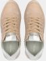 Philippe Model Italiaanse Sneakers met V-Hals en Wikkelsluiting Beige Dames - Thumbnail 5