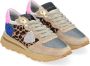 Philippe Model Beige Sneakers met Vintage-geïnspireerd Ontwerp Multicolor Dames - Thumbnail 15