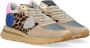 Philippe Model Beige Sneakers met Vintage-geïnspireerd Ontwerp Multicolor Dames - Thumbnail 13
