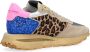 Philippe Model Beige Sneakers met Vintage-geïnspireerd Ontwerp Multicolor Dames - Thumbnail 14
