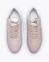 Philippe Model Tropez X Leren Sneakers met Uitgesneden Details en Embleem Beige Dames - Thumbnail 2