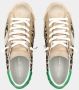 Philippe Model Glitter Sneakers met dierenprint en gelamineerde details Multicolor Dames - Thumbnail 9