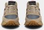 Philippe Model Beige Sneakers met Vintage-geïnspireerd Ontwerp Multicolor Dames - Thumbnail 12