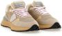Philippe Model Beige Antibes Hardloopschoenen Vrouwen Multicolor Dames - Thumbnail 5