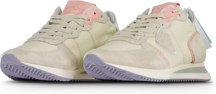 Philippe Model Lage Trpx Sneakers Tijdloze sportieve chique stijl Beige Dames