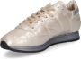 Philippe Model Gouden Logo Patch Lage Sneakers Beige Dames - Thumbnail 2