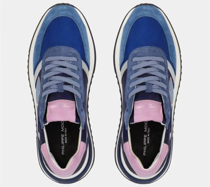 Philippe Model Tropez 2.1 Lage Dames Sneakers Blauw Dames