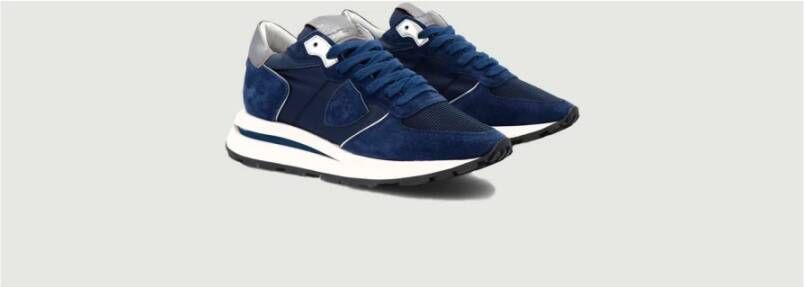 Philippe Model Stijlvolle Tropez Trainer Sneakers Blauw Dames