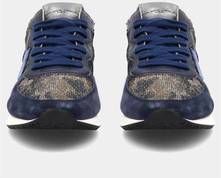 Philippe Model Lage Trpx Sneakers voor vrouwen Blauw Dames