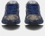 Philippe Model Blauwe Camouflage Lage Top Sneakers Blue Dames - Thumbnail 4