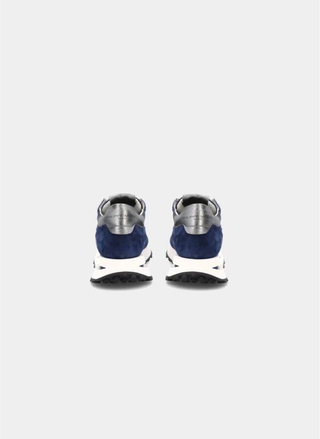 Philippe Model Hoge Lage Dames Sneakers Tropez Haute Blauw Dames