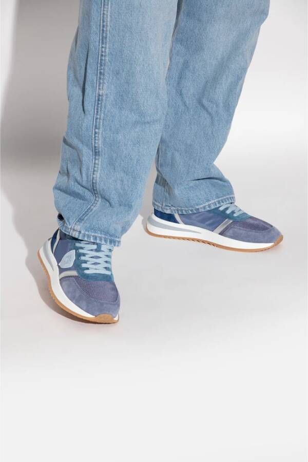 Philippe Model Sneakers Blauw Dames