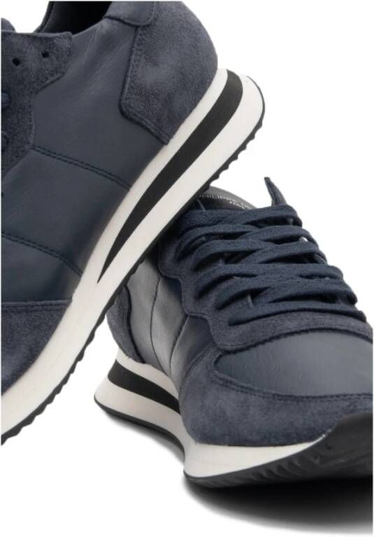 Philippe Model Trpx Blauwe Sneakers Blauw Heren