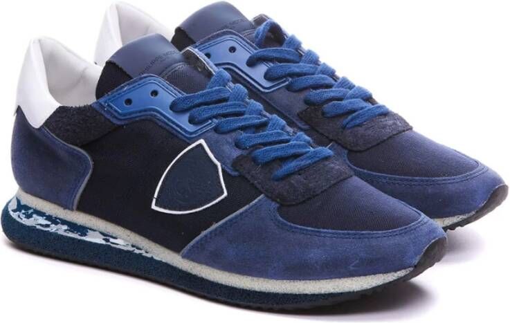 Philippe Model Trpx Blauwe Sneakers Blauw Heren