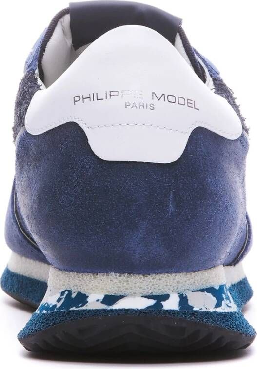 Philippe Model Trpx Blauwe Sneakers Blauw Heren