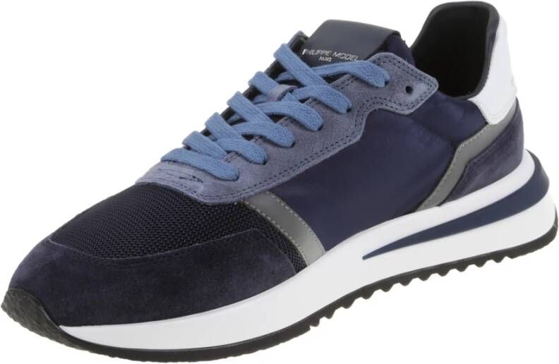 Philippe Model Sneakers Blauw Heren