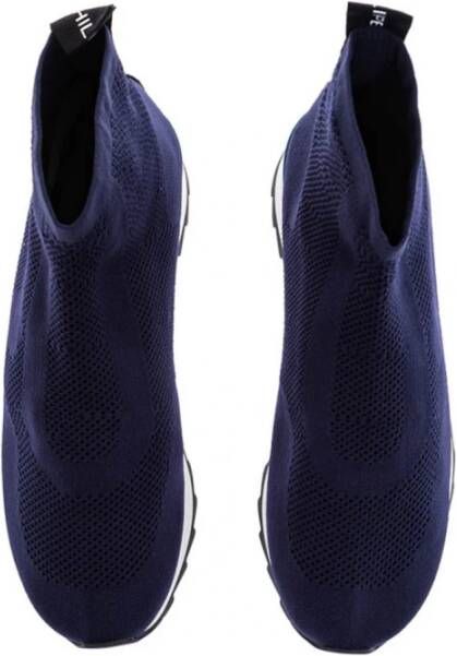 Philippe Model Elastische sneakers in marineblauw Blauw Heren