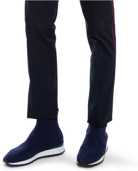 Philippe Model Elastische sneakers in marineblauw Blauw Heren