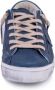 Philippe Model Vintage Indigo Leren Prsx Sneakers Grijs Heren - Thumbnail 13