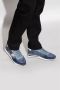 Philippe Model Italiaanse Suède Sneakers voor Heren Blauw Heren - Thumbnail 14
