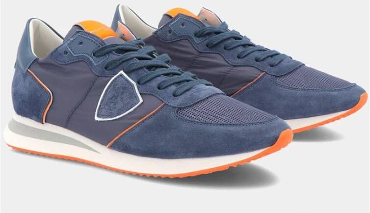 Philippe Model Trpx Man Hardloopschoenen Blauw Heren