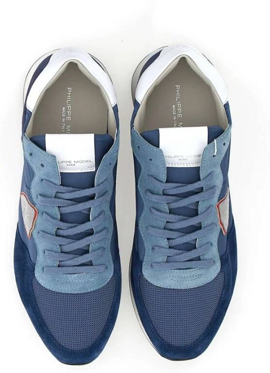 Philippe Model Trendy Tzlu W105 Sneakers Blauw Heren