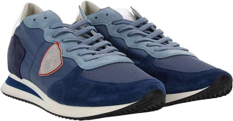 Philippe Model Trendy Tzlu W105 Sneakers Blauw Heren