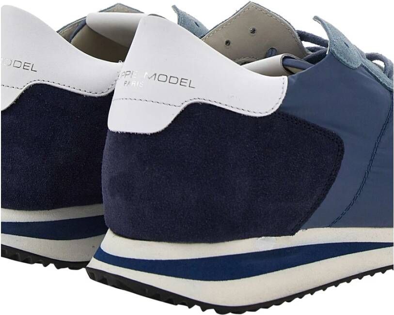 Philippe Model Trendy Tzlu W105 Sneakers Blauw Heren