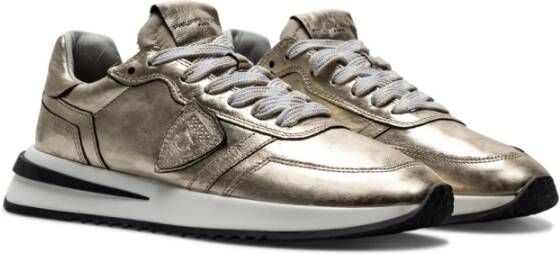 Philippe Model Dames Sneakers Paris Tyld M001 Metal Or Goud Geel Dames